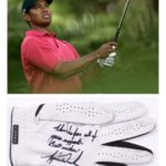 Tiger Woods Signed Inscribed Used Nike Golf Glove