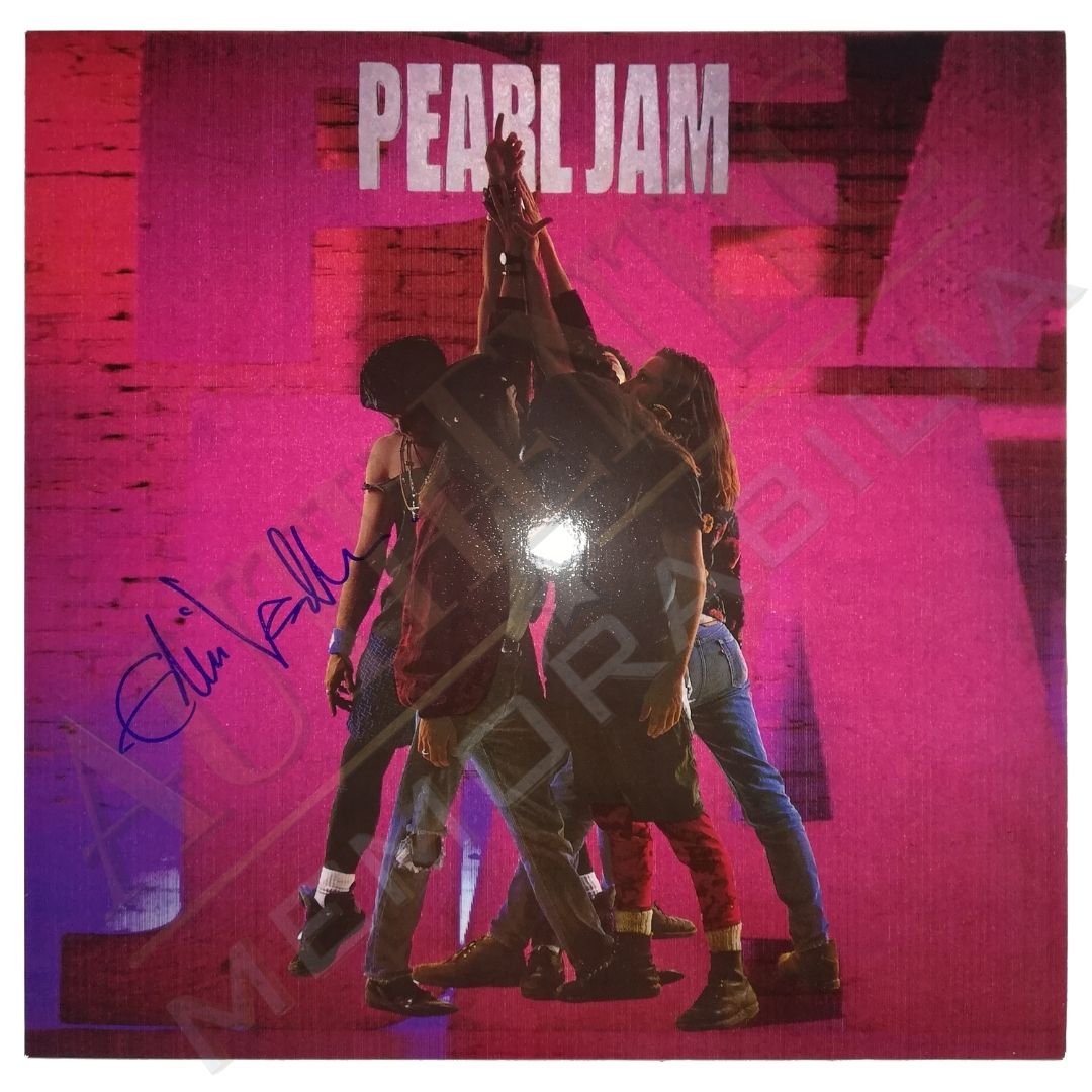 Eddie Vedder Autographed Pearl Jam Ten Vinyl