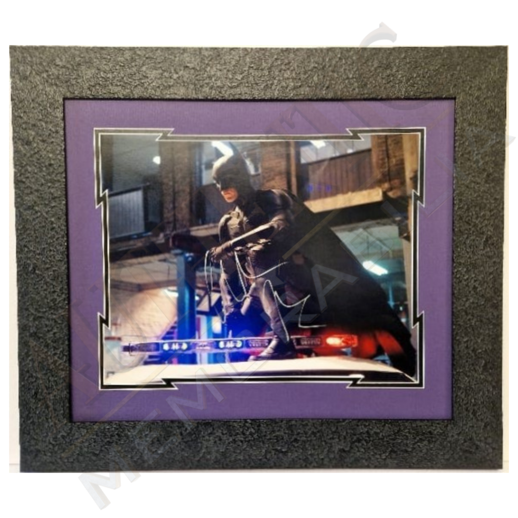 Christian Bale Signed Batman Dark Knight Photograph