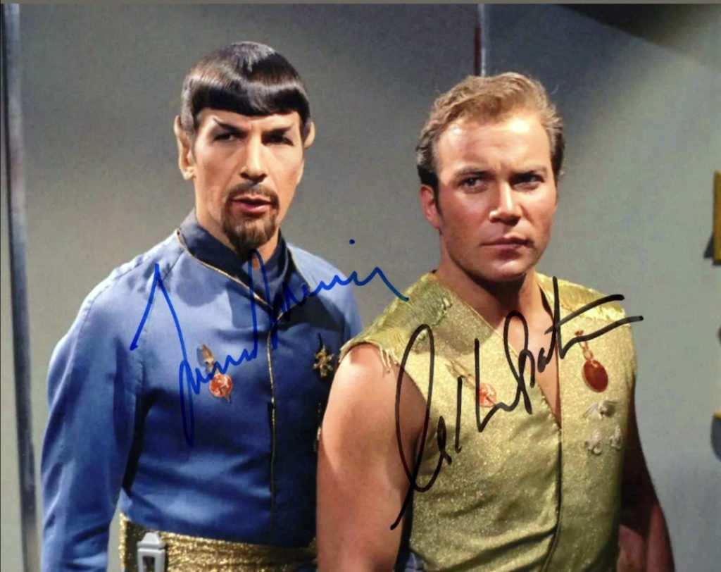 William Shatner and Leonard Nimoy Signed Star Trek Photograph