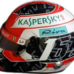 Charles LeClerc Signed Ferrari Helmet (1:2 Scale)