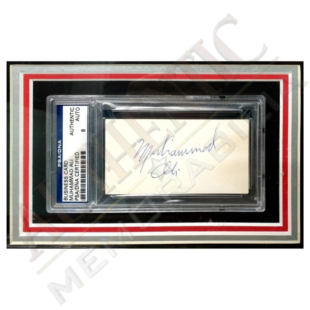 Muhammad Ali Autograph