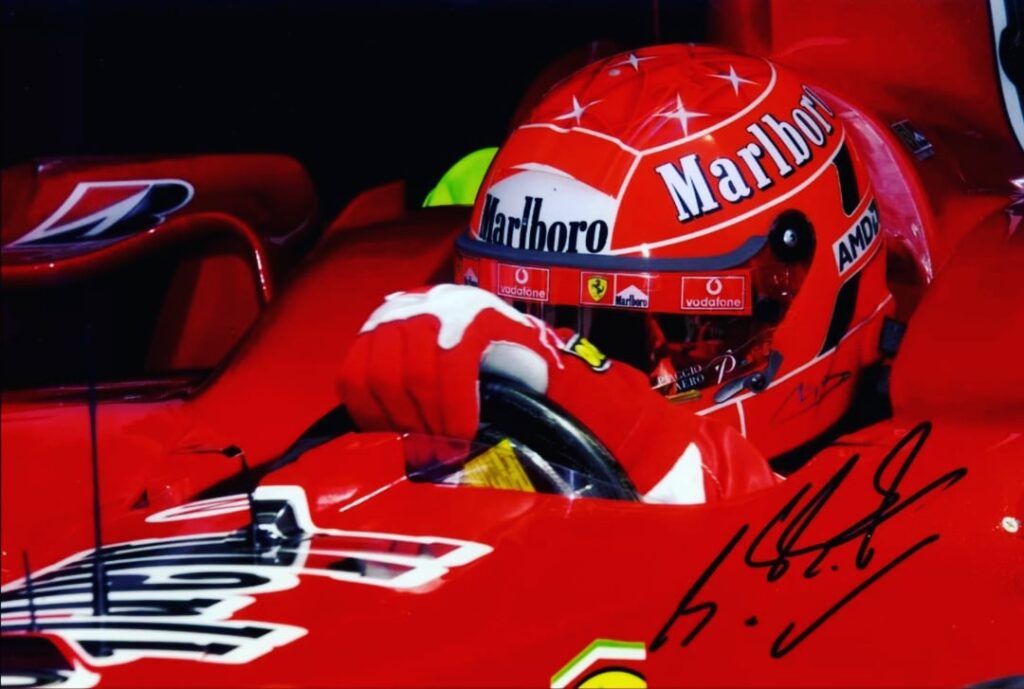 Michael Schumacher Autograph