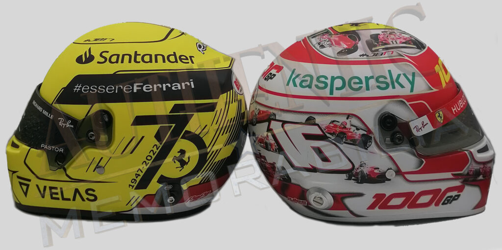 Charles Leclerc Signed Limited Edition Helmets
