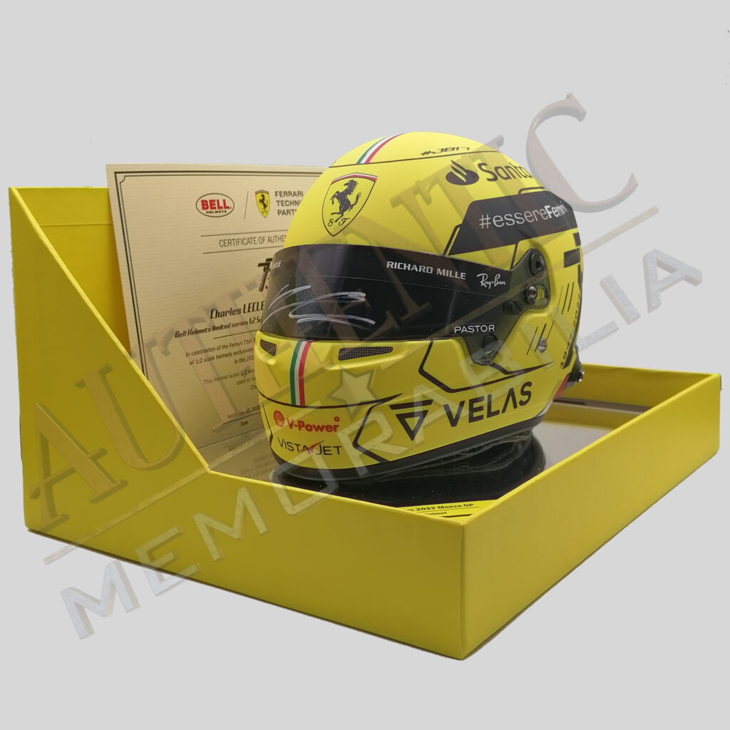 Charles Leclerc Signed Limited Edition Helmets