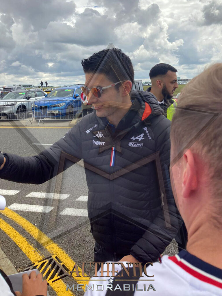 Esteban Ocon Autograph