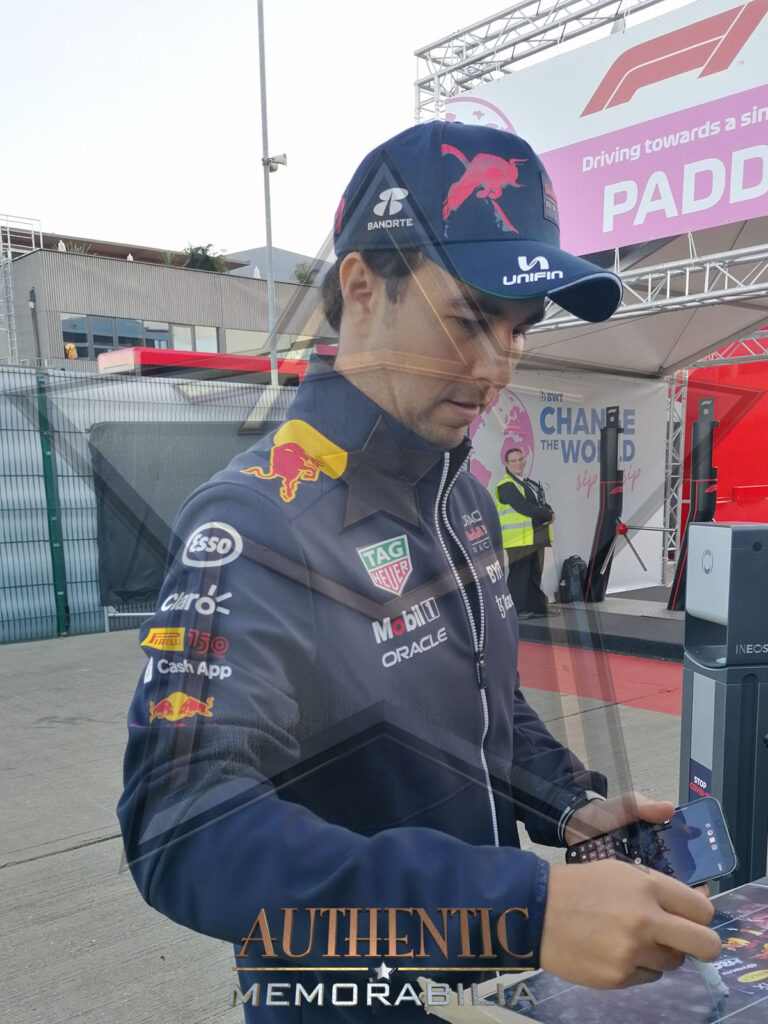 Sergio Perez Autograph