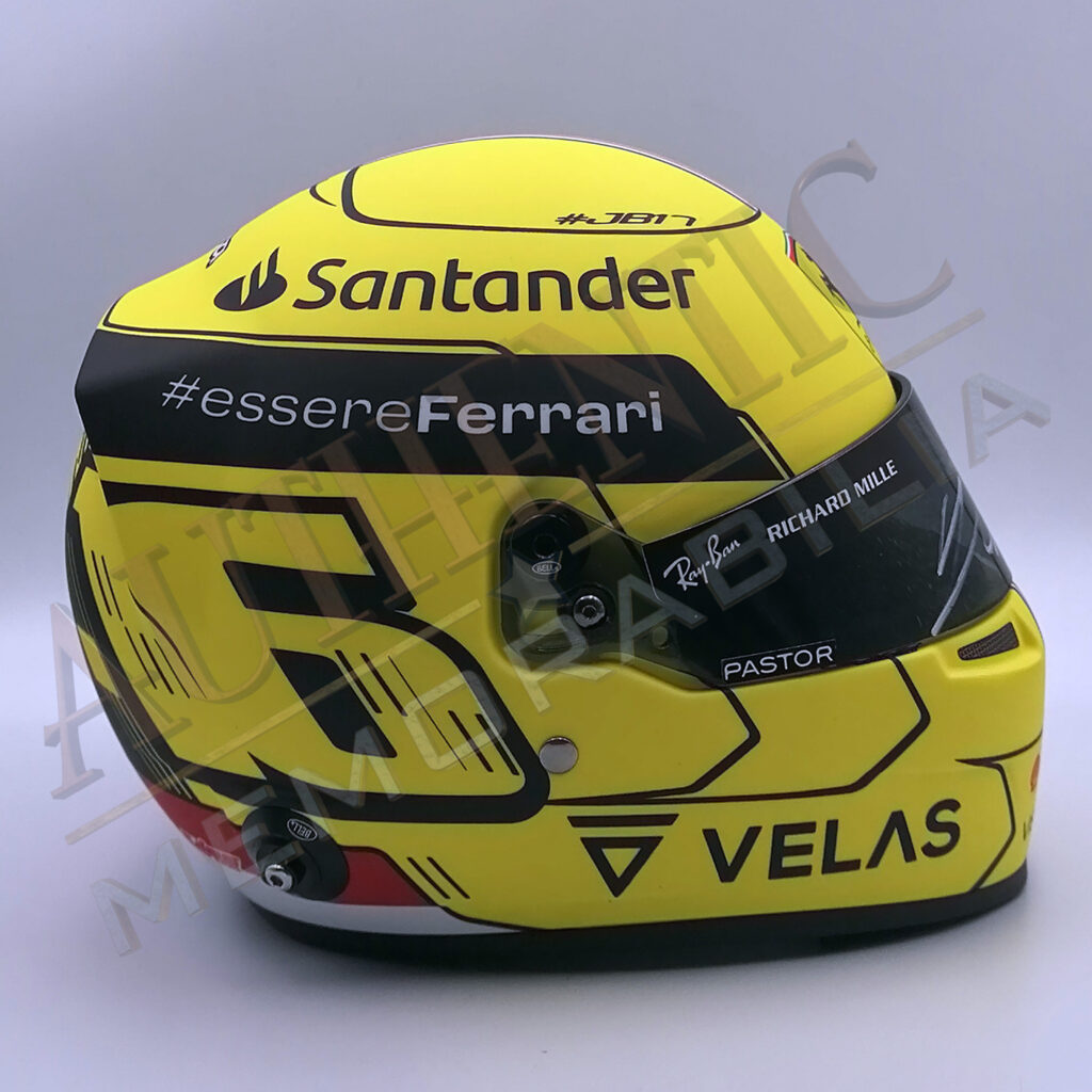 Charles Leclerc Signed Limited Edition Helmets