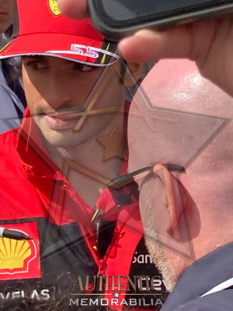 Carlos Sainz Autograph