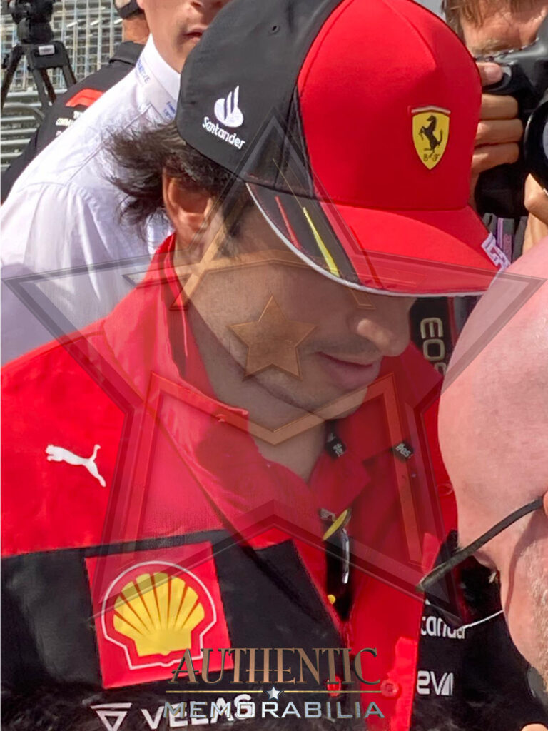 Carlos Sainz Autograph