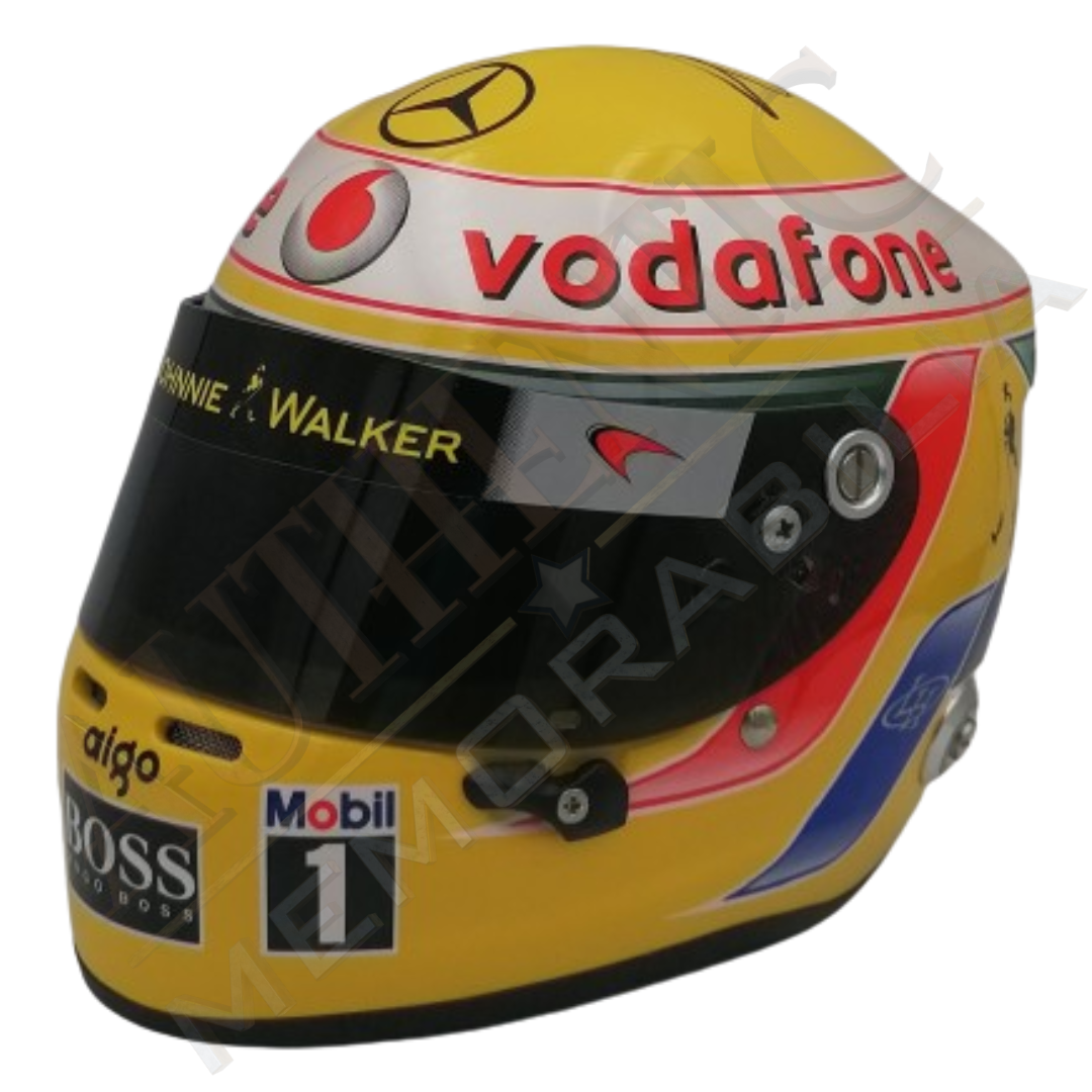 Lewis Hamilton Helmet Signed