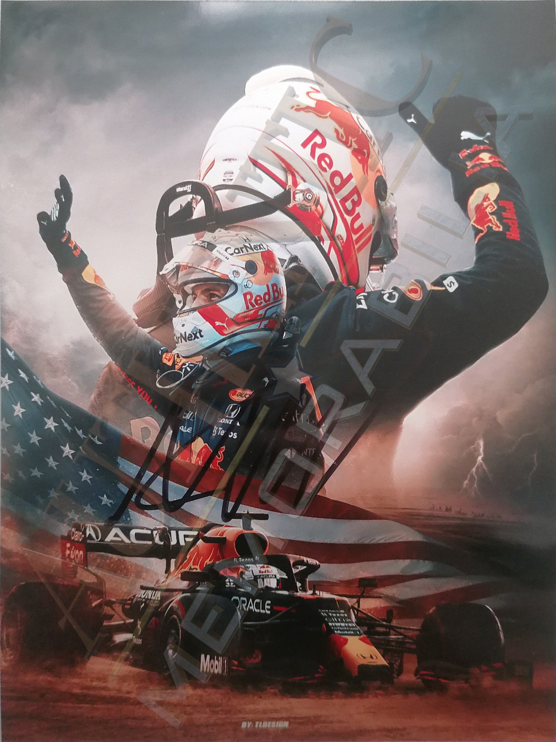 Max Verstappen Signed Picture