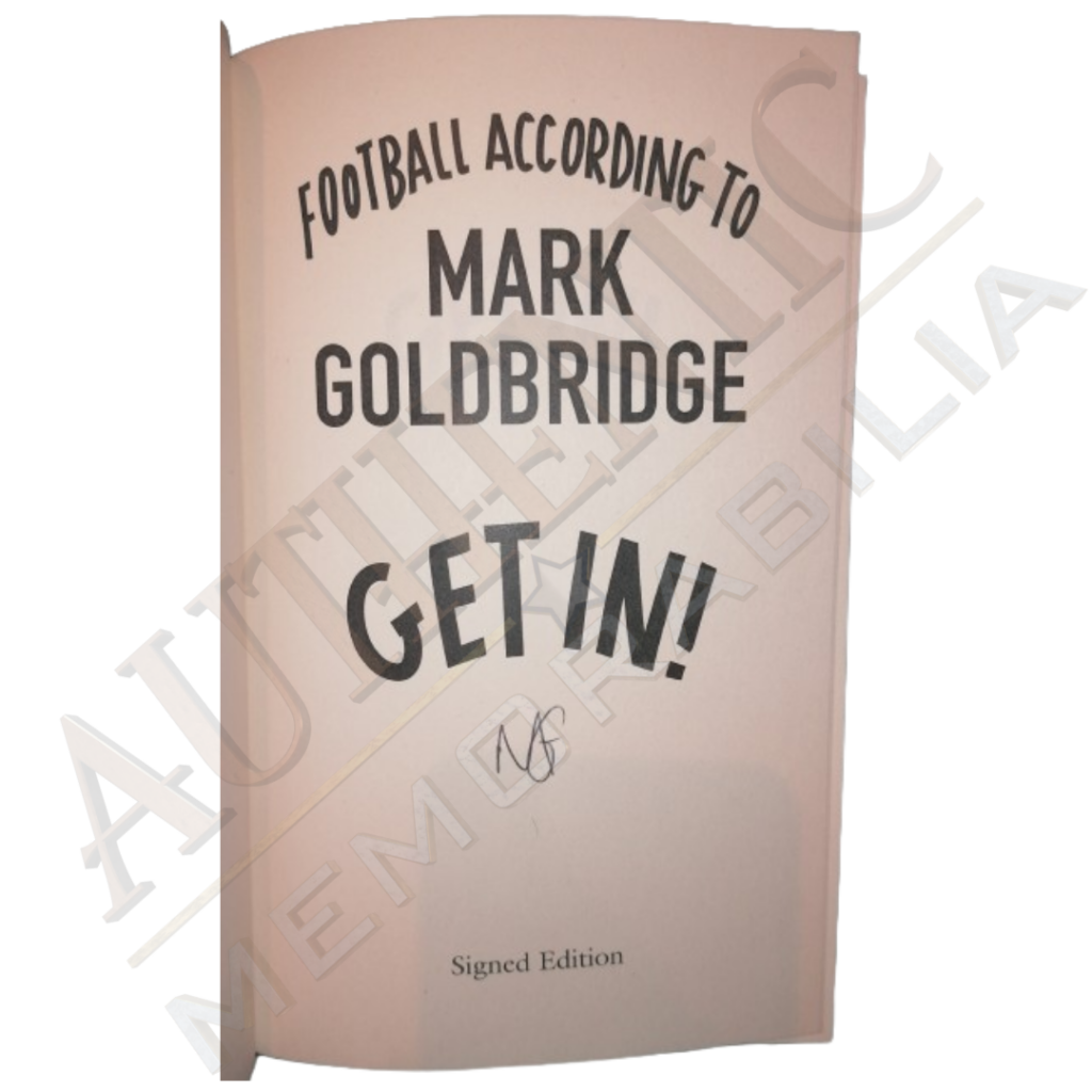 Mark Goldbridge Signed Book