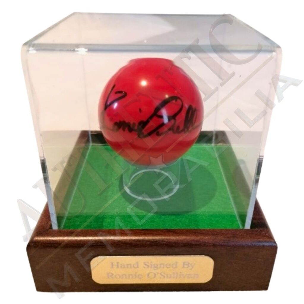 Ronnie O’Sullivan Signed Snooker Ball