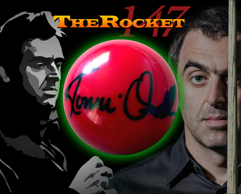 Ronnie O’Sullivan Signed Snooker Ball