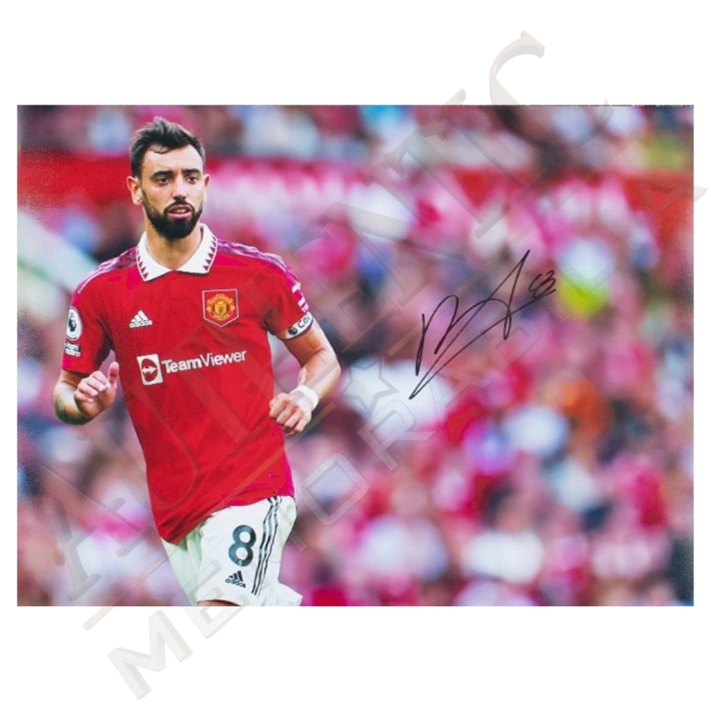 Bruno Fernandes Signed Photograph
