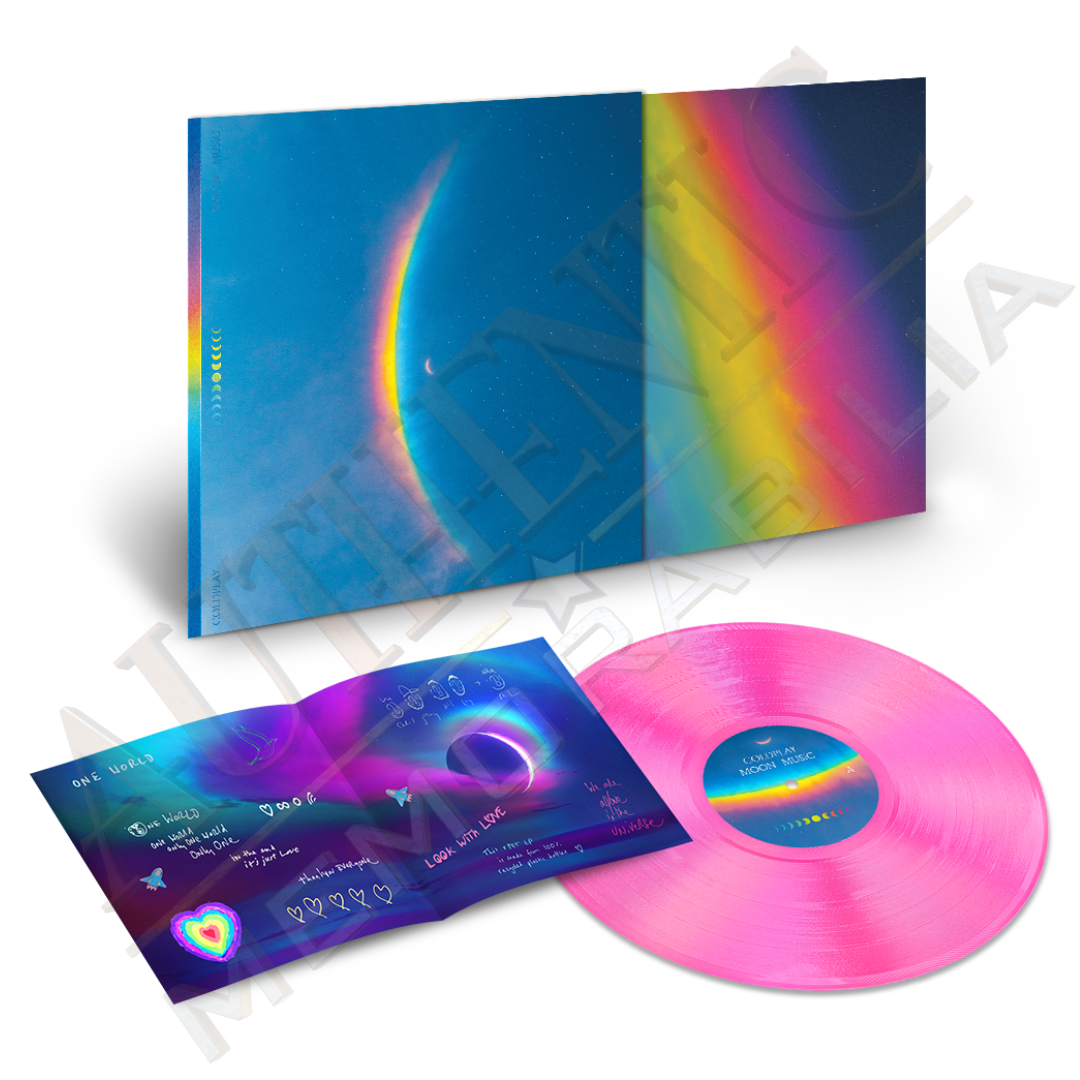 Coldplay Moon Music Signed