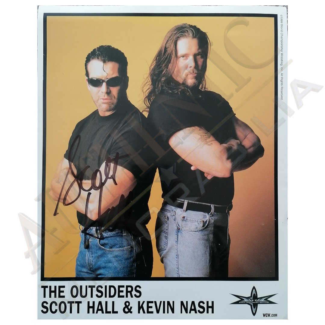 Scott Hall Signed Picture