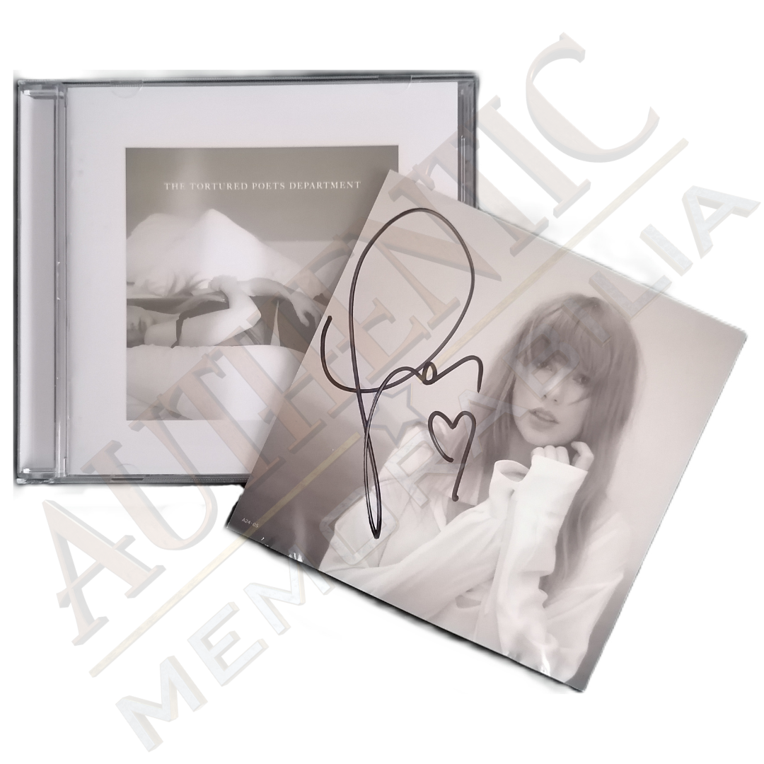 Taylor Swift CD and Signed Photo With Heart